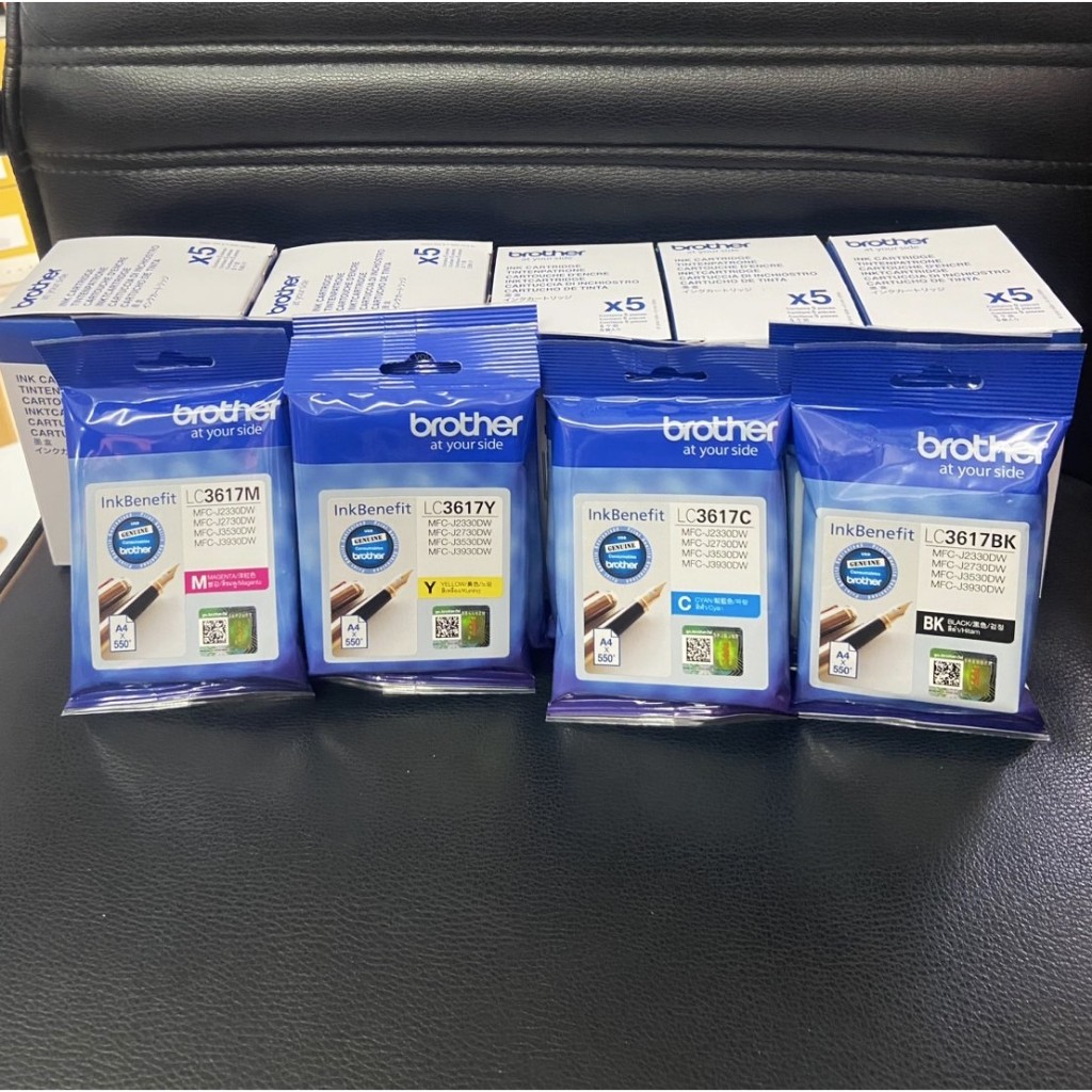 Brother LC-3617 หมึกพิมพ์ inkjet Bk,C,M,Y ของแท้