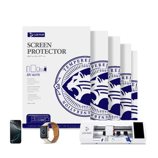LZS FILM TPU Hydrogel ฟิล์มตัดมือถือ 12x18ซม. 50/25pcs ทัชลื่น ติดง่าย ไม่ขอบลอก คละได้