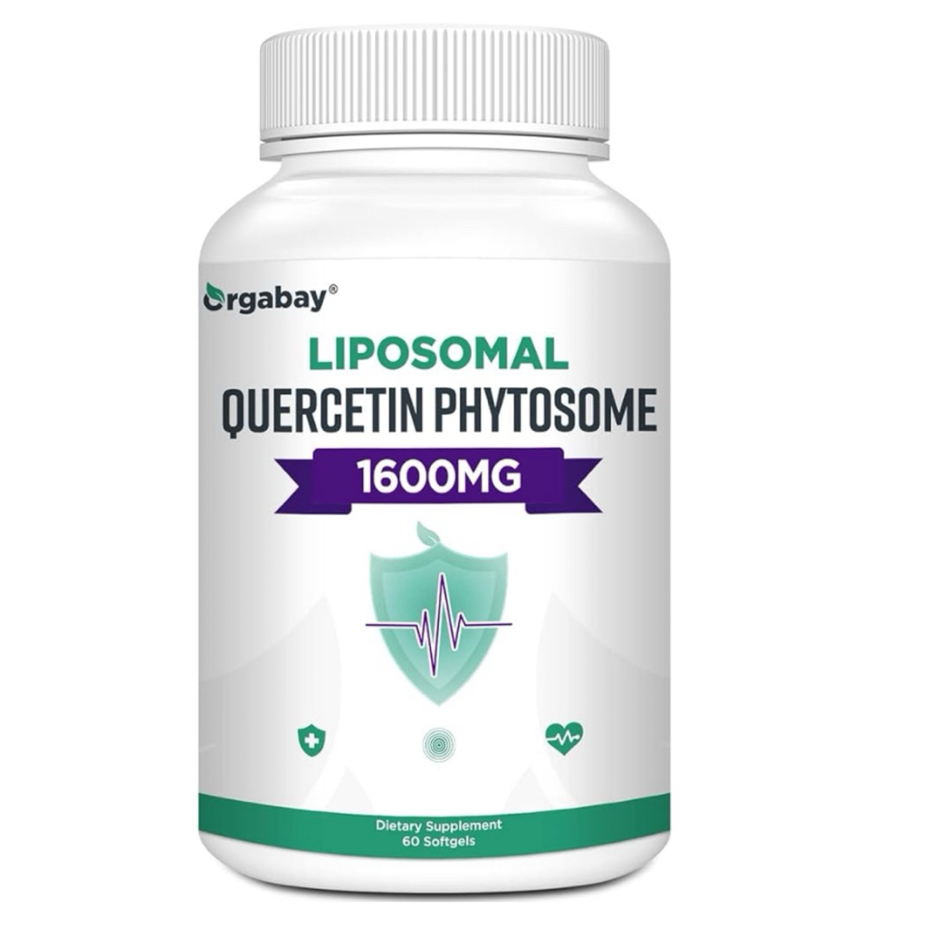 [ ORGABAY ]❇️LIPOSOMAL QUERCETIN PHYTOSOME 1600 MG ( 60 ซอฟ์ทเจล )