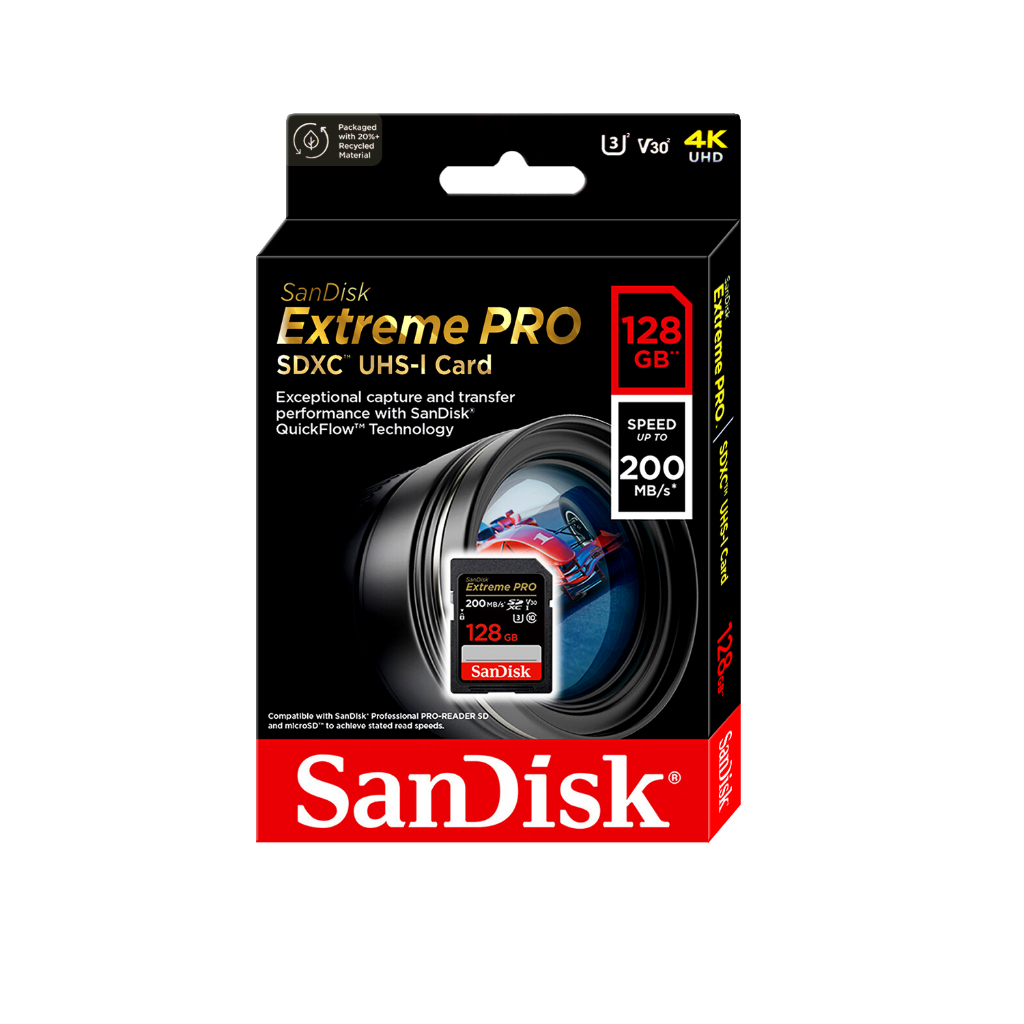 SD Card Sandisk Extreme Pro 32GB 100MB/s 64GB 128GB Speed รูปที่ 7
