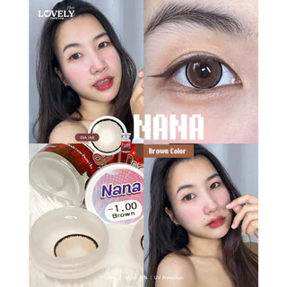 แฟชั่น สายตา 50-1000 บิ๊กอาย Nana Lovely ท ต คอนแทคเลนส์ แบบรายเดือน "สินค้าถ่ายจากเลนส์จริง "