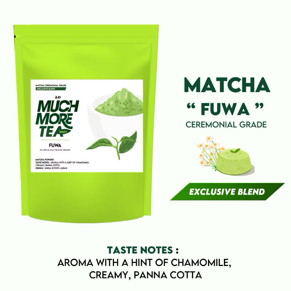 ใช้โค้ดลด 20%(พร้อมส่ง) Much more tea FUWA 40g. l AROMA WITH A HINT OF CHAMOMILE, CREAMY, PANNA l Mu
