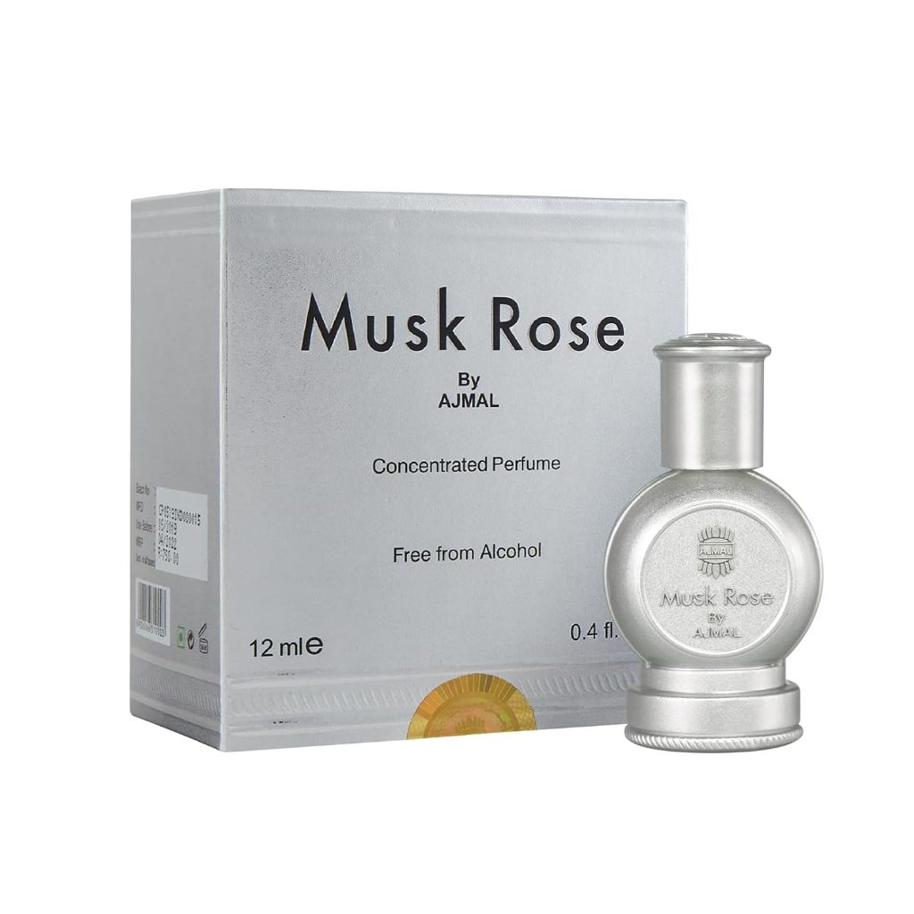 ออยน้ำหอม Ajmal Rose Musk 12ml. น้ำหอมแท้ Concentrated Perfume Oil ไม่มีแอลกอฮอล์