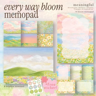 Memo pad / notepad กระดาษโน้ต กระดาษฉีก มีลายให้เลือกเยอะมาก! | Meaningful
