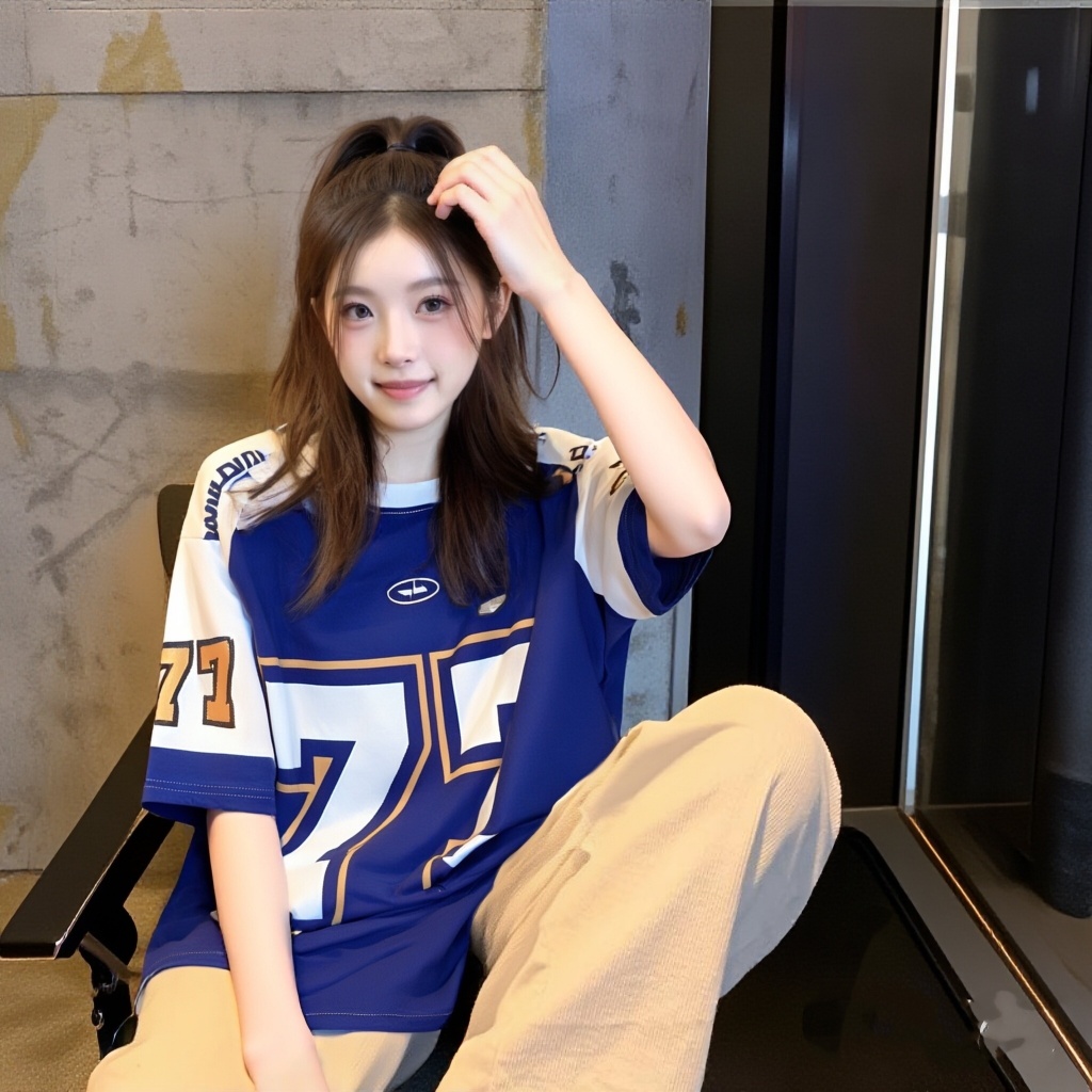 เสื้อทรงสเก็ตผู้หญิง oversize เสื้อผ้าสาวอวบคนอ้วนไซส์ใหญ่ เสื้อโอเวอร์ไซส์เบสบอล วินเทจ กีฬาลําลองทรงหลวมสไตล์เกาหลี
