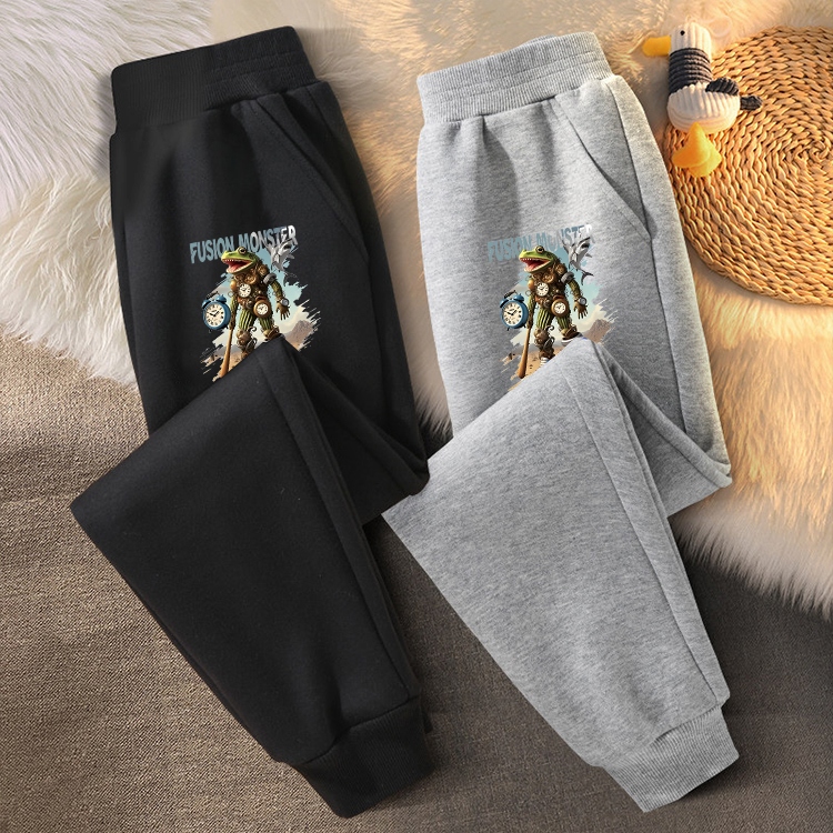 K1175Bกางเกงกีฬาเด็กขายาวใส่ได้ทั้งเด็กชายและเด็กหญิง ลายการ์ตูนน่ารั มีหลายไซส์(110CM-160CM)