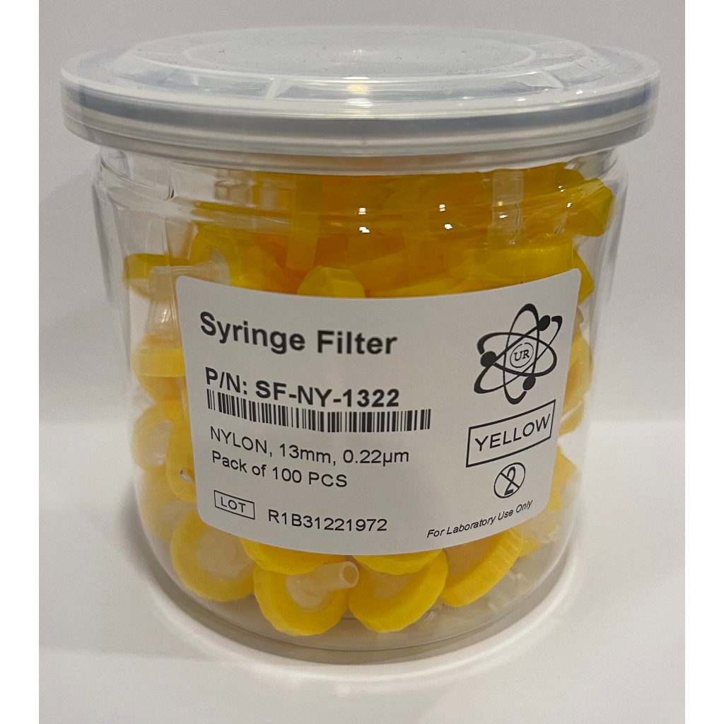 Nylon Syringe Filter13 mm 0.22 um (100/pk)
