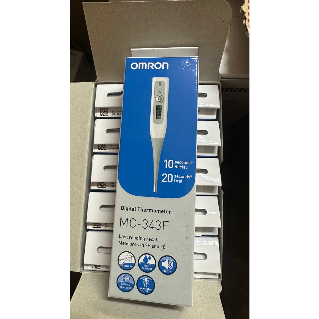 Omron ปรอทวัดไข้ดิจิตอล รุ่น MC-343F (ของแท้ รับประกันศูุนย์ 1 ปี) รุ่นใหม่