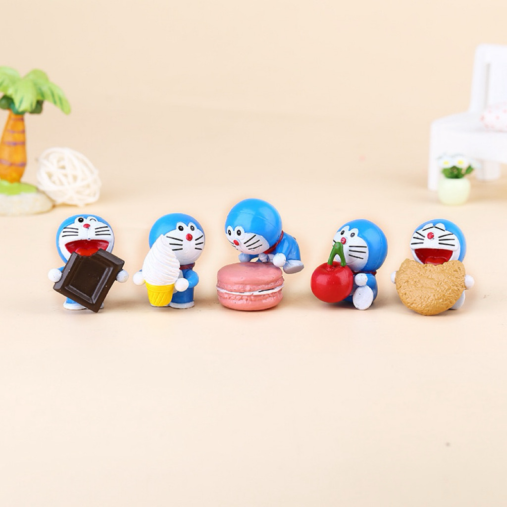 โมเดล โดเรม่อน โดราเอม่อน ตุ๊กตาจัดสวน สวนถาด แต่งสวนจิ๋ว จัดสวน จัดบ้าน Mini model โมเดลจิ๋ว แต่งเค้ก