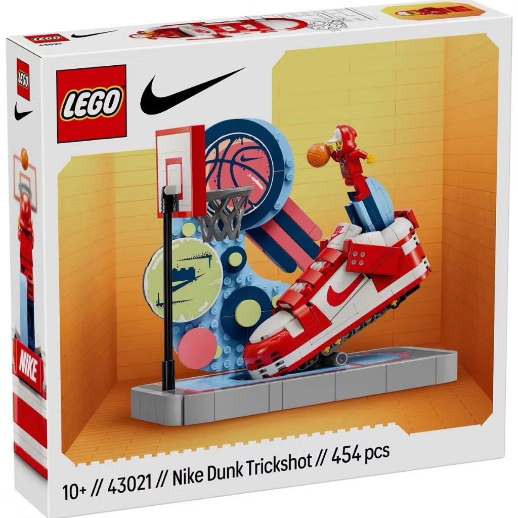 Lego Nike 43021 Nike Dunk Trickshot สินค้าใหม่ กล่องสวย น่ารัก ของแท้แน่นอนค่ะ