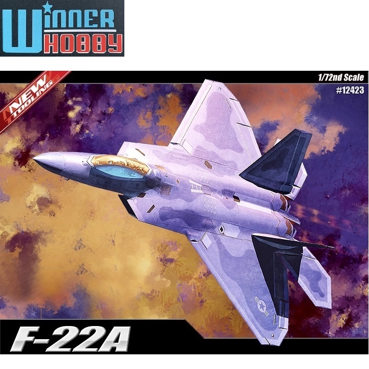 Academy 12423 F-22A RAPTOR Air Dominance Fighter scale 1/72