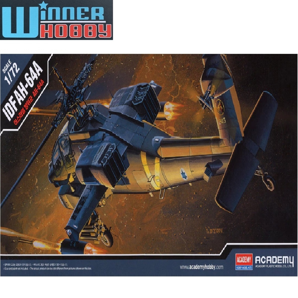 Academy 12488 AH-64A APACHE 1/72