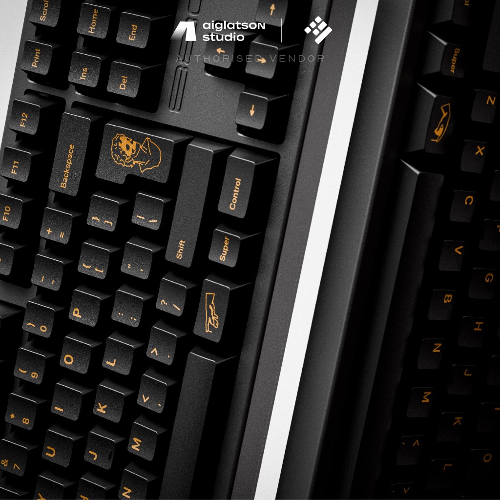 (พร้อมส่งในไทย) คีย์แคป KAP Midas - Keycap PBT Doubleshot คุณภาพสูงจาก Keyreative