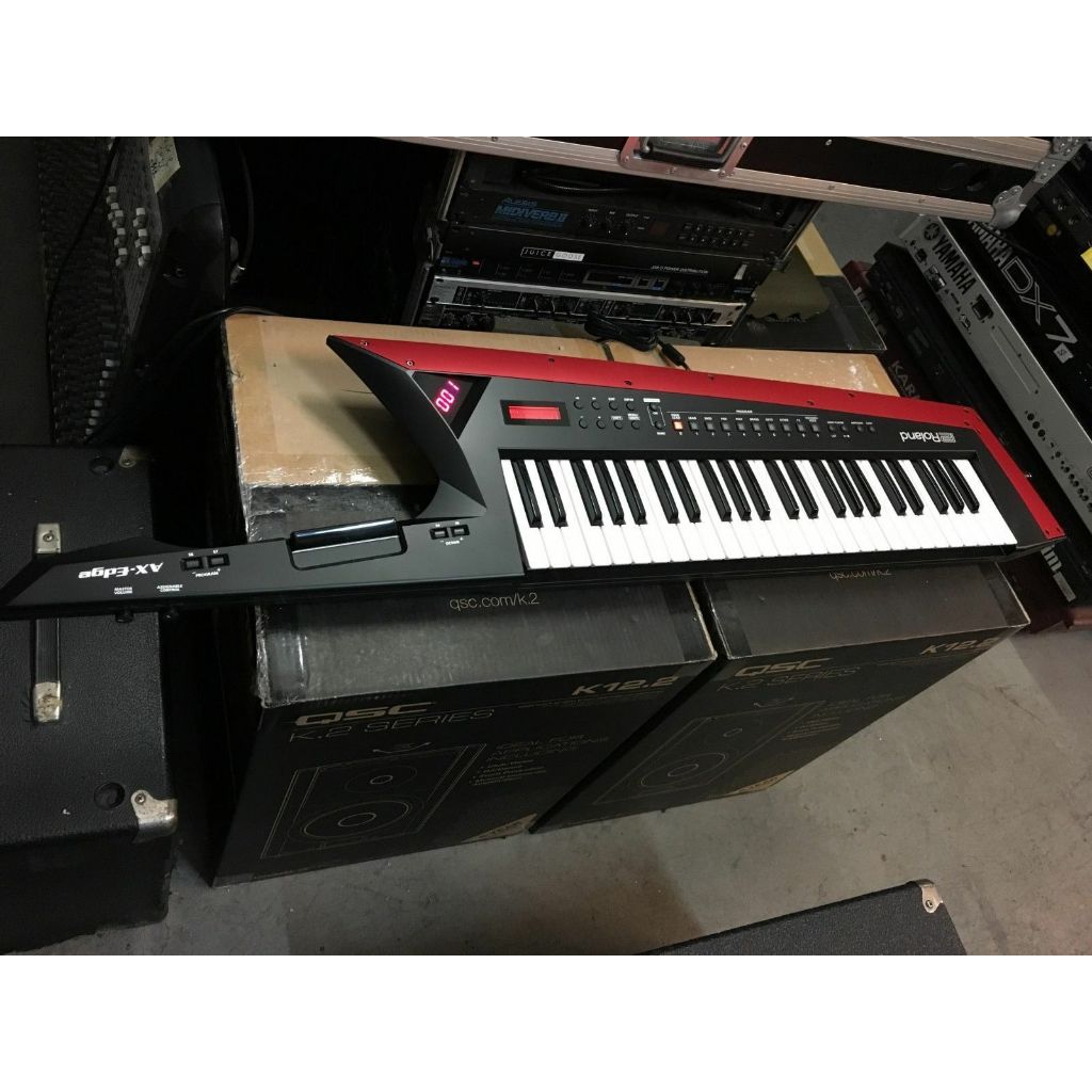 Roland คีย์บอร์ด / เปียโน AX-Edge Red/BLACK Keytar กับ สีขาว กุญแจ keyboard ใหม่เอี่ยม  เครื่องสังเค