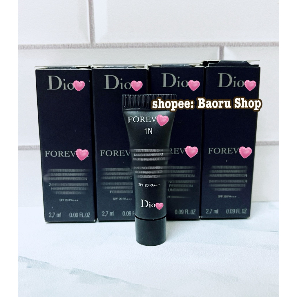 พร้อมส่ง!! D|0R F0rever N0-Transfer 24h Wear Matte F0undati0n สี 1N  SPF25 PA+++ เบอร์ 1N (ผิวขาว)