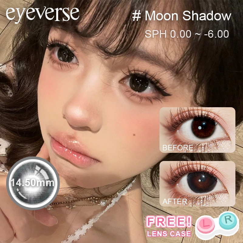 【0.00-6.00】Eyeverse สีมูนแชโดว์ 14.5mm แบบรายเดือน COD ตาโต นุ่มสุดๆไม่ระคายเคือง