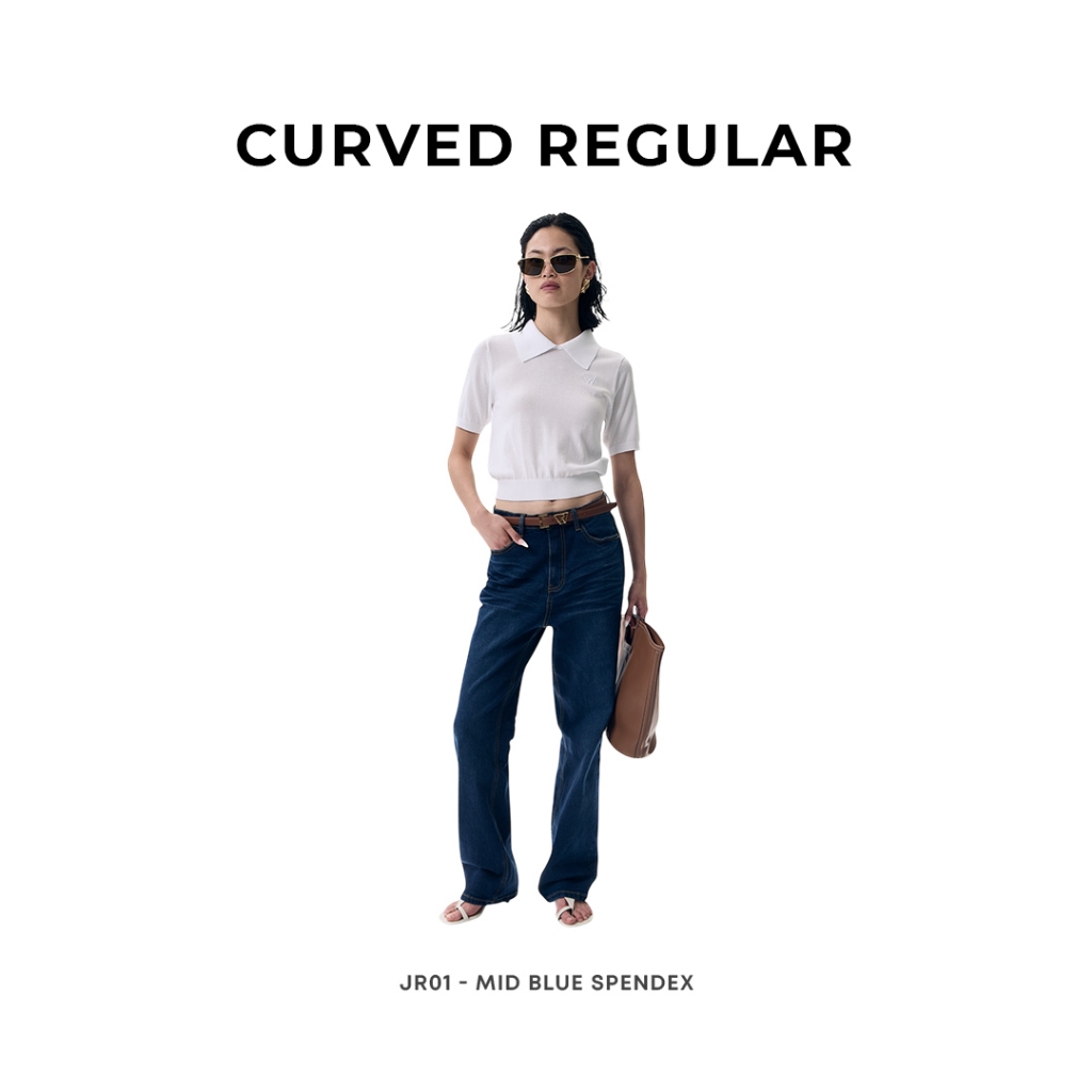 Wara Curved Regular spandex jeans - JR01