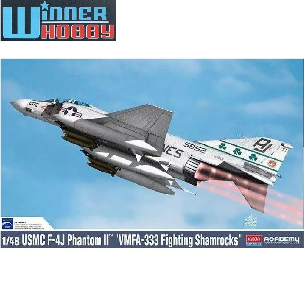 Academy 12356 McDonnell Douglas F-4 J Phantom II Fighting Shamrocks 1/48