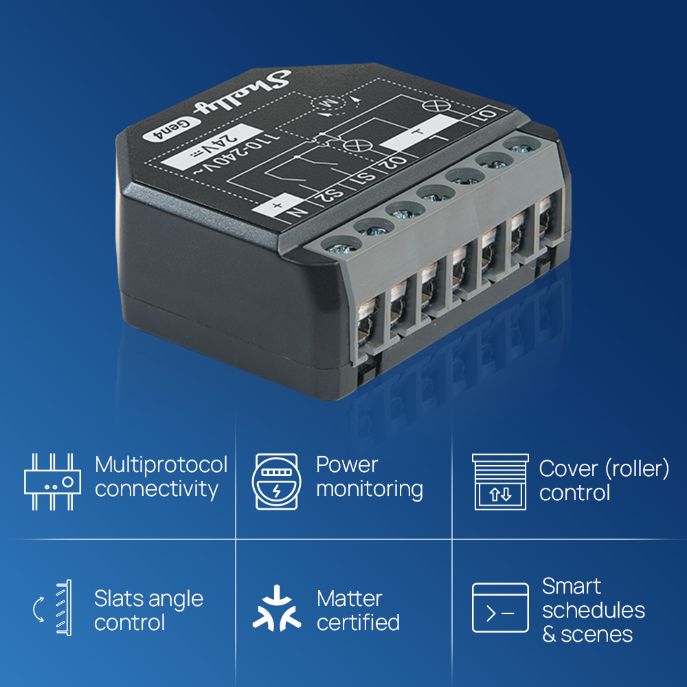 Shelly 2PM Gen4 Matt