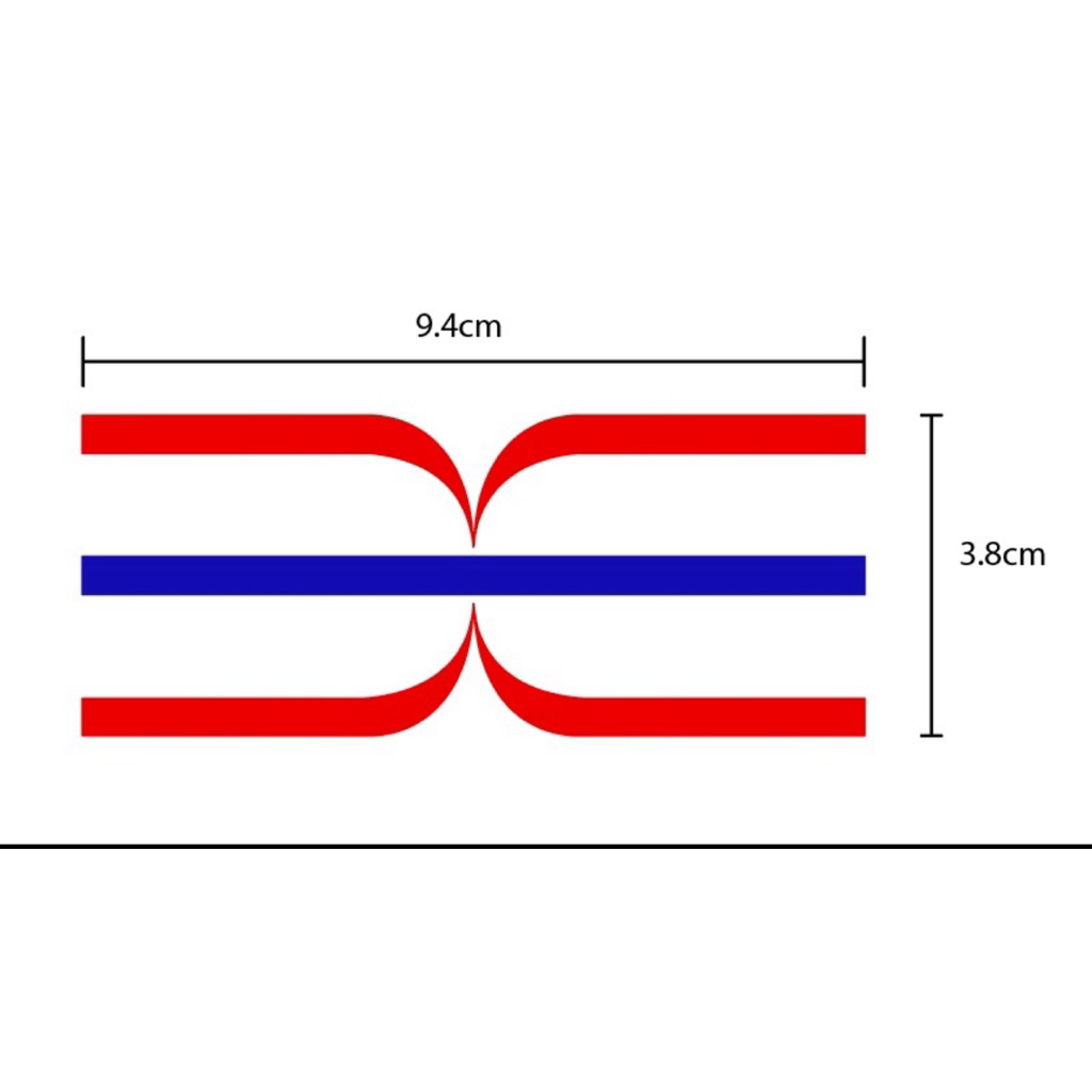สติกเกอร์ไดคัท : Logo bam bam [hometown] สีธงชาติ