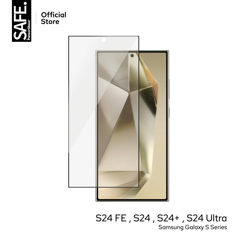 SAFE. by PanzerGlass ฟิล์มกระจกกันรอย Ultra Wide Fit for Samsung Galaxy S24 Series