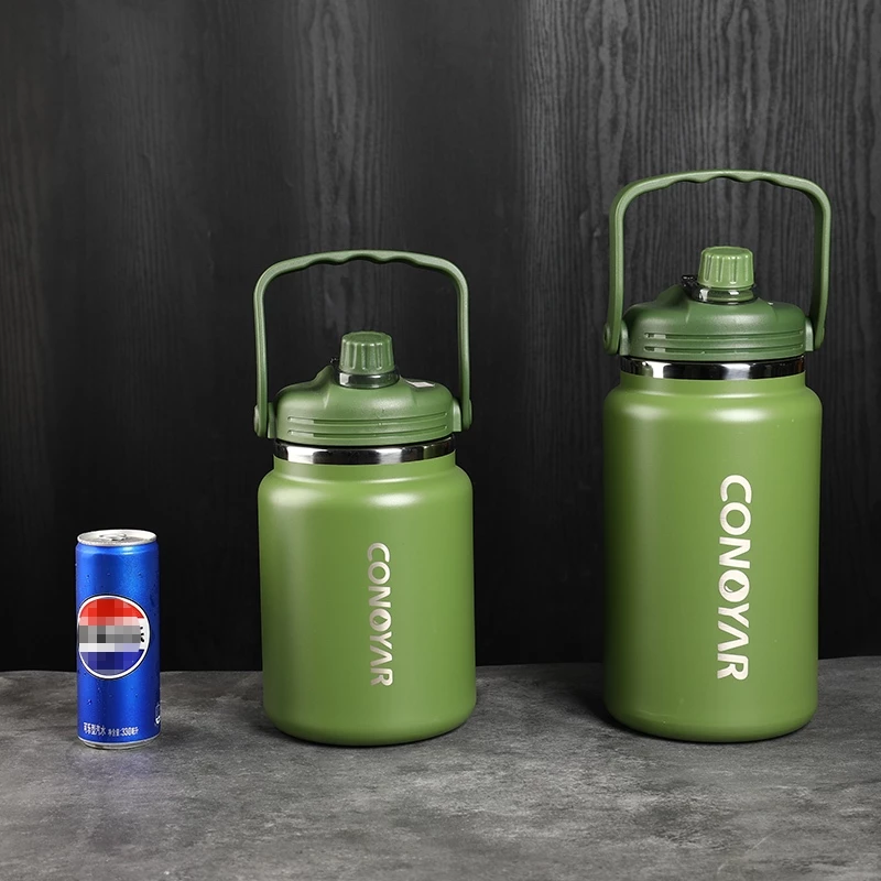 แก้วเก็บความเย็น กระติกน้ำยักต์ 4000ml กระติกน้ำเก็บอุณหภูมิ สแตนเลส304 เก็บความเย็นนาน T01254 thumbnail 3