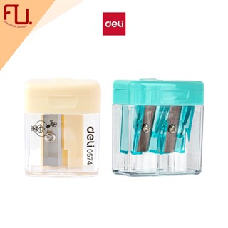 Deli กบเหลาดินสอ 1-2 รู คละสี