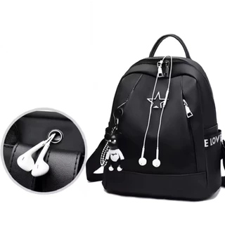 korea กระเป๋าเป้สะพายหลัง กระเป๋าสะพายหลังผู้หญิง backpack women G29(black)