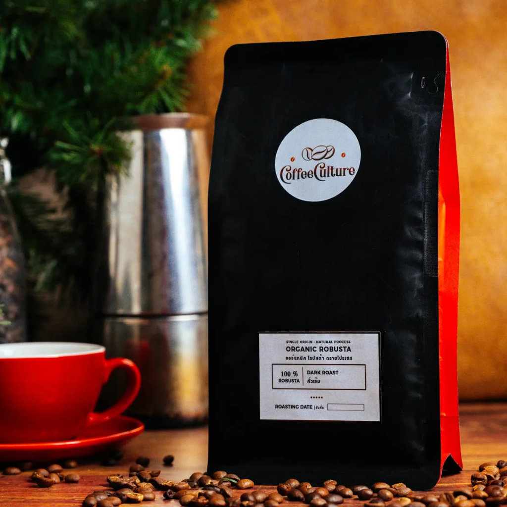 Organic Natural Thai Single Origin Robusta 100% – Dark Roast