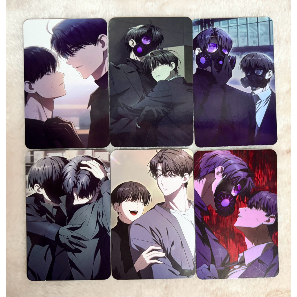 การ์ดรูปคู่คาเฟ่จีน มีตำหนิโรงงานปะปาย The hunter's gonna lay low (ฮันเตอร์อยากใช้ชีวิตอย่างสงบ) พร้