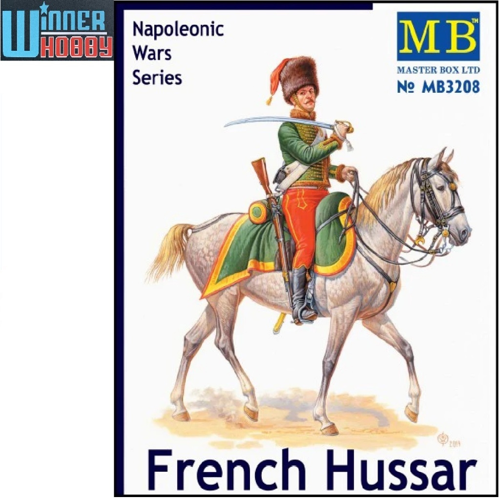 Master Box 3208 French Hussar, Napoleonic Wars era 1/32