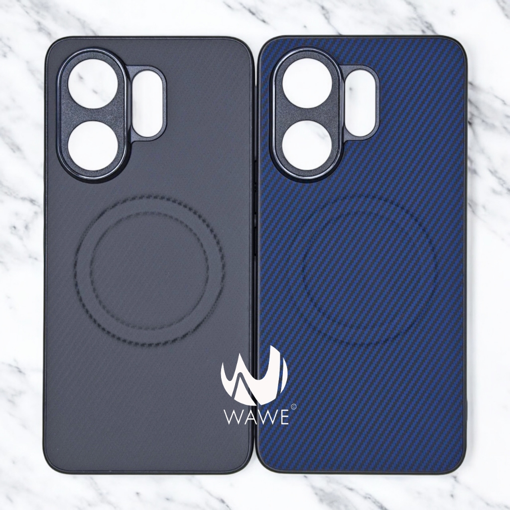 [ส่งจากกทม.] เคส Vivo V60 ลาย CarbonFiber สีดำ รองรับแม่เหล็กด้านหลัง วัสดุสวยระดับพรีเมี่ยม