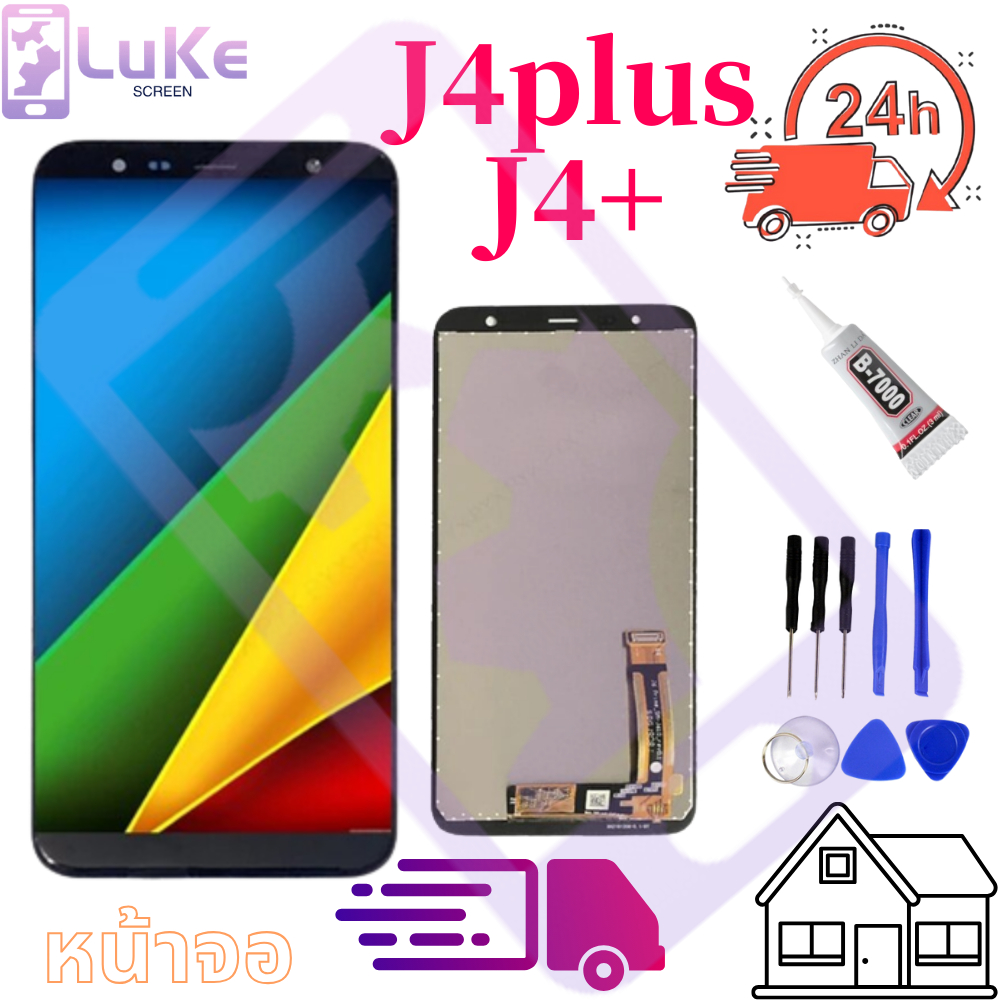 Luke หน้าจอ LCD Samsung J4PLUS  งานแท้ J415F J6PLUS J610งานแท้(จอแสดงผลพร้อมทัชสกรีน)