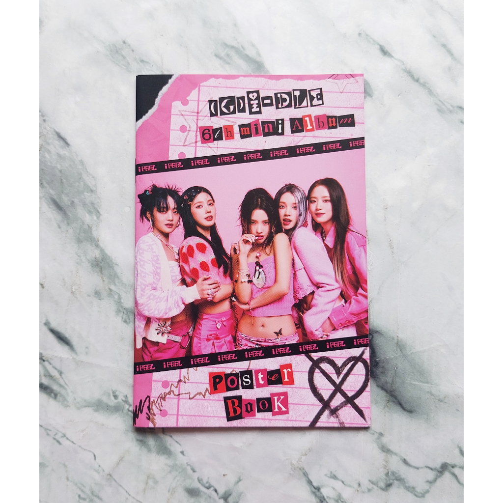 Mini Poster Book POB ร้าน Target ของแท้ จาก CD อัลบั้ม (G)I-DLE - I FEEL Album พร้อมส่ง Kpop Queenca