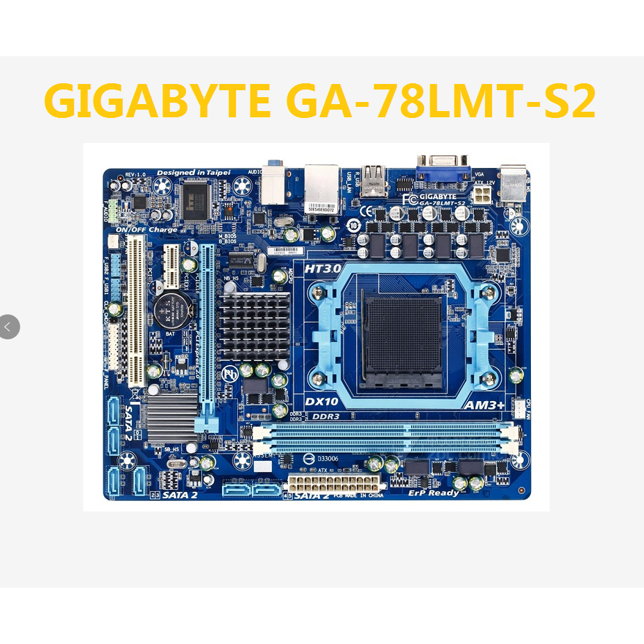 GA-78LMT-S2 คอมพิวเตอร์ เมนบอร์ด Mainboards AM3/AM3+ 938เข็ม