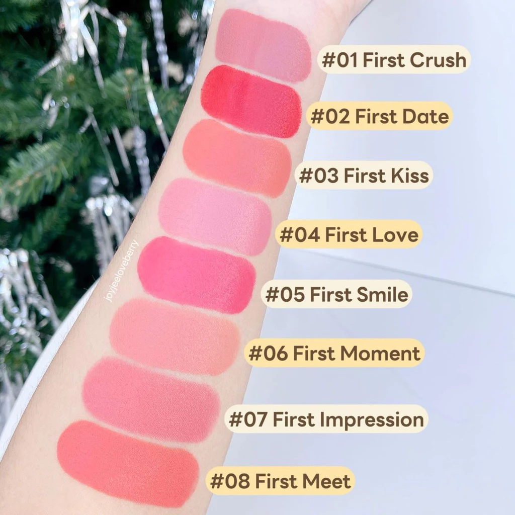 Sasi Kiss & Blush Stick 4g. บลัชออนแท่งครีม ชมพูนู้ด ติดทนนาน thumbnail 9