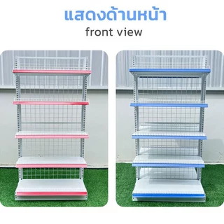 ชั้นวางของ ชั้นวางของซุปเปอร์มาร์เก็ต 1.8Mชั้นวางสินค้ามินิมาร์ท 2 หน้า ( 4-5 ชั้น ) 120KGload-bearing