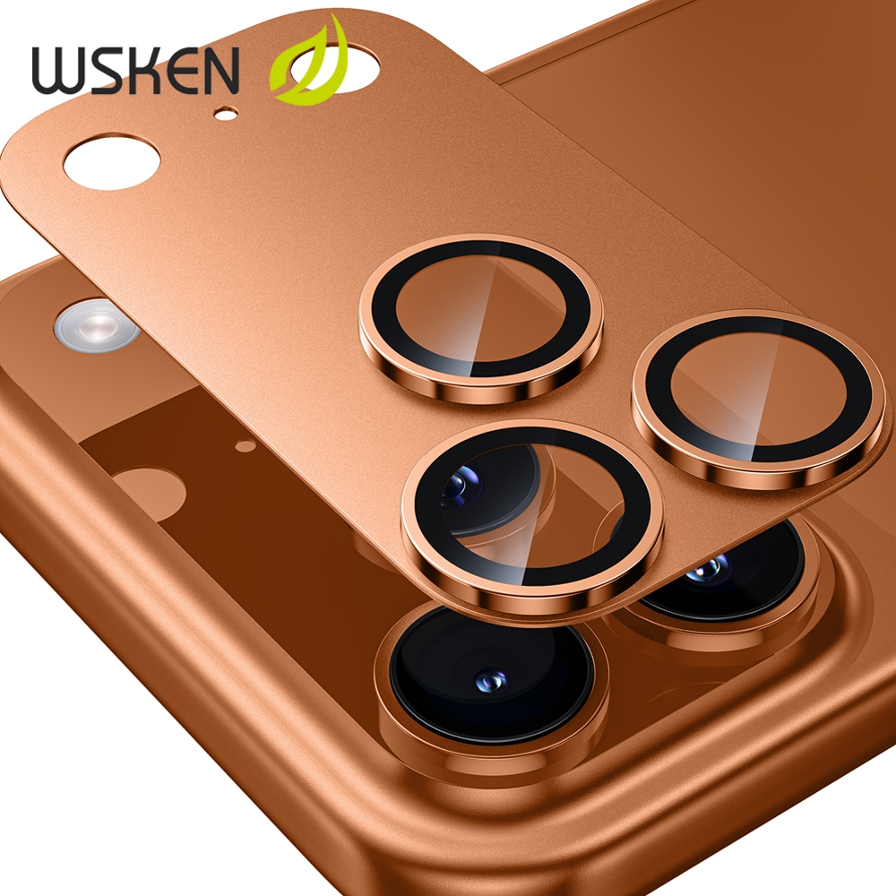WSKEN ฟิล์มกล้อง ฟิล์มกระจก iPhone 17 ProMax เอชดีป้องกันลายนิ้วมือ ทนทานต่อการตก iPhone 17Pro ฟิล์มกันรอยหน้าจอกล้อง