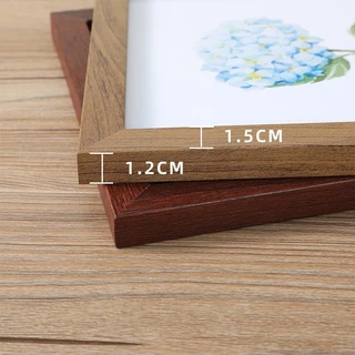 กรอบรูปขนาด 6”,7",A4 ไม้3สี กรอบรูปปัจฉิม กรอบรูปเล็ก กรอบใส่รูปภาพ กรอบร กรอบรูปมินิมอล Modern Minimal