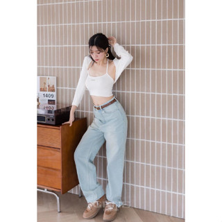 GENEDENIM กางเกงยีนส์ทรงแบ็คกี้ รุ่น Kylie