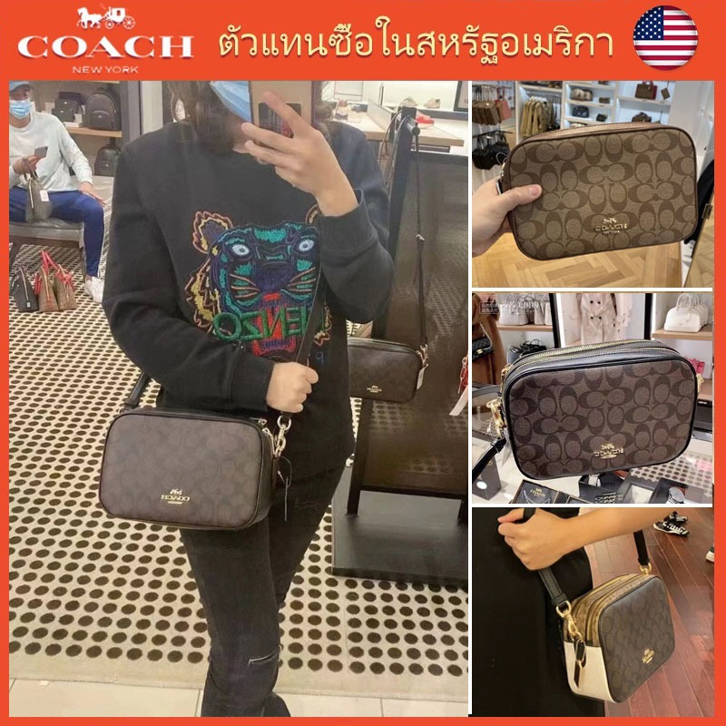 ของแท้ 💯%🔥 Outlet กระเป๋าผู้หญิง F68168 กระเป๋าสะพายข้างผู้หญิง COACH กระเป๋ากล้อง กระเป๋าสะพายข้าง