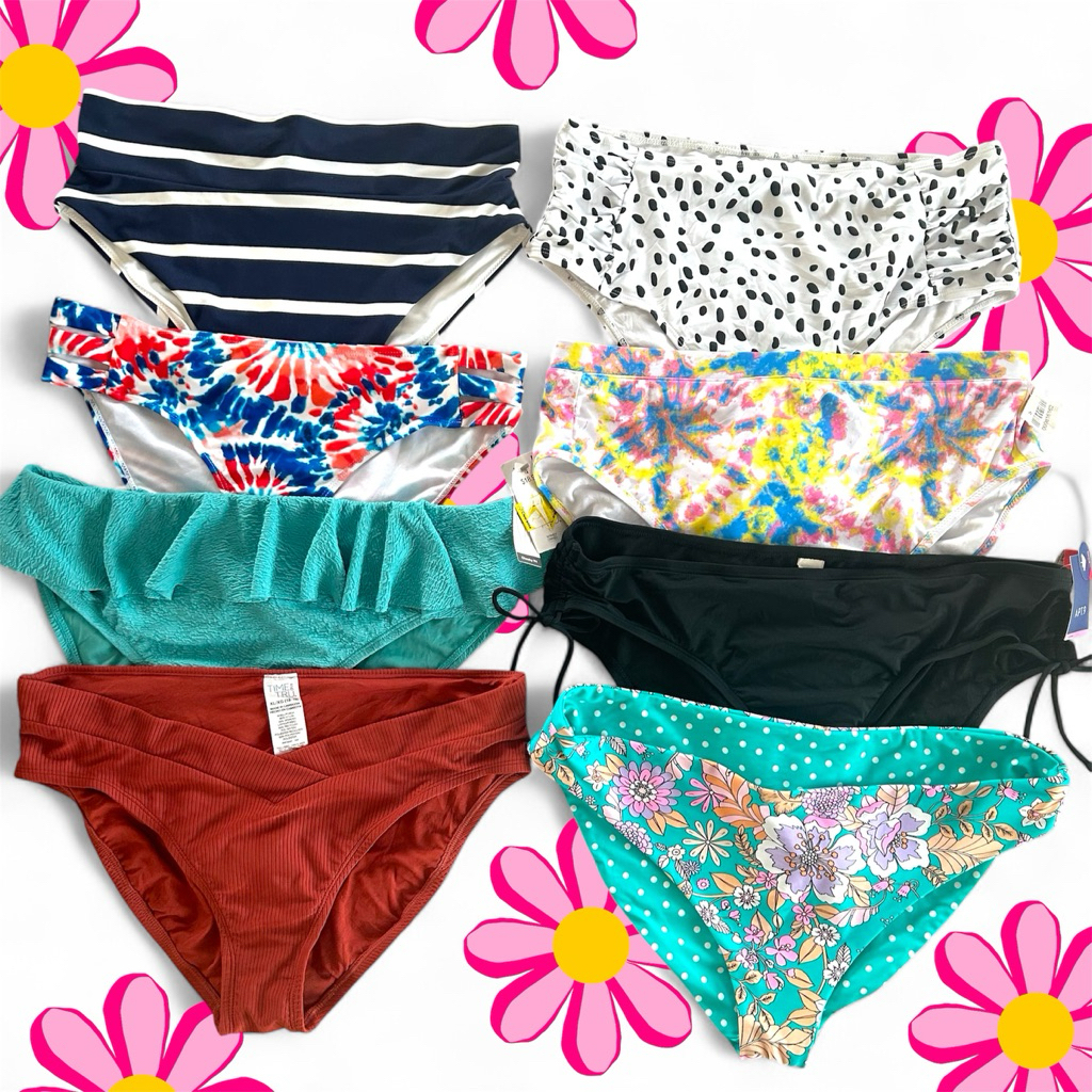 บิกินี่ล่าง กางเกงว่ายน้ำ มือสอง Size XL-4XL สวยใหม่เอี่ยมมม 👙👒