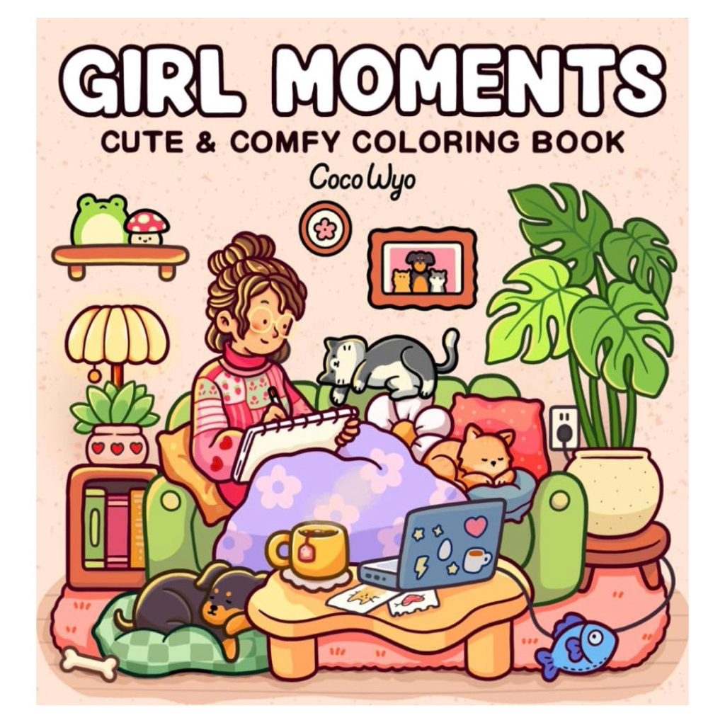 สมุดระบายสี GIRL MOMENT