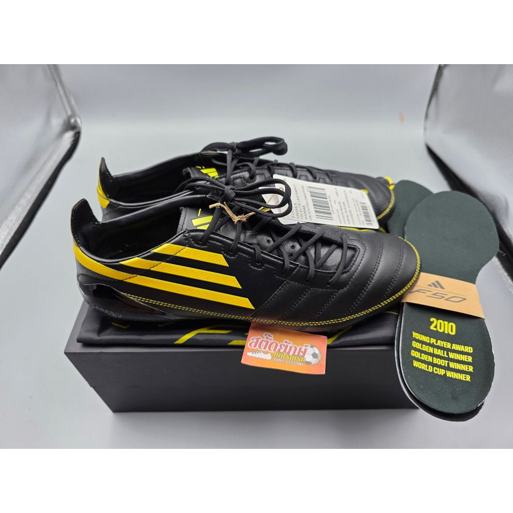 ADIDAS F50 ELITE LEATHER FG 2010 ตัวท๊อป เมดอิน🇻🇳 ไซส์ 11/45/290 มือหนึ่งป้ายห้อย