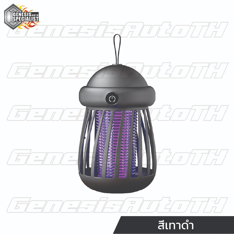 🦟 โคมไฟดักยุงจิ๋ว LED⚡ ดักยุงแรง 3000V ล่อแมลง 360° แบตในตัว พกพาง่าย ใช้ได้ทั้งในบ้าน-นอกบ้าน! - รูปที่ 5