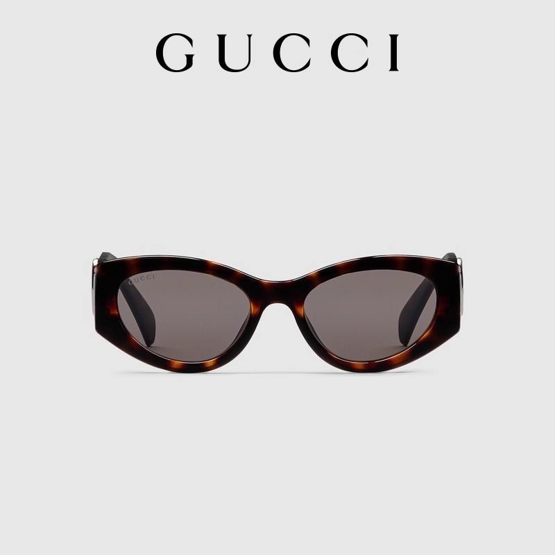 GUCCI Gucci Cat Eye กรอบแว่นกันแดด แว่นกันแดด