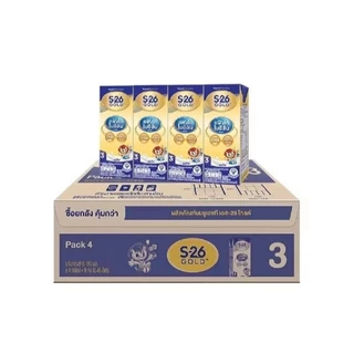 S26 Gold UHT เอส -26 โกล์ด ยูเอชที สูตร3 ขนาด180 ml 36. กล่อง