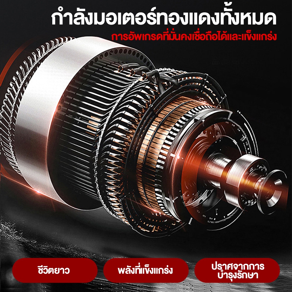 MOKETA สว่านไขควงไร้สาย สว่านไขควงกระแทก 9980VF สว่าน ไฟฟ้า พร้อม ดอกสว่าน เจาะ และ แบตเตอรี่สว่าน สว่านไร้สาย - รูปที่ 3