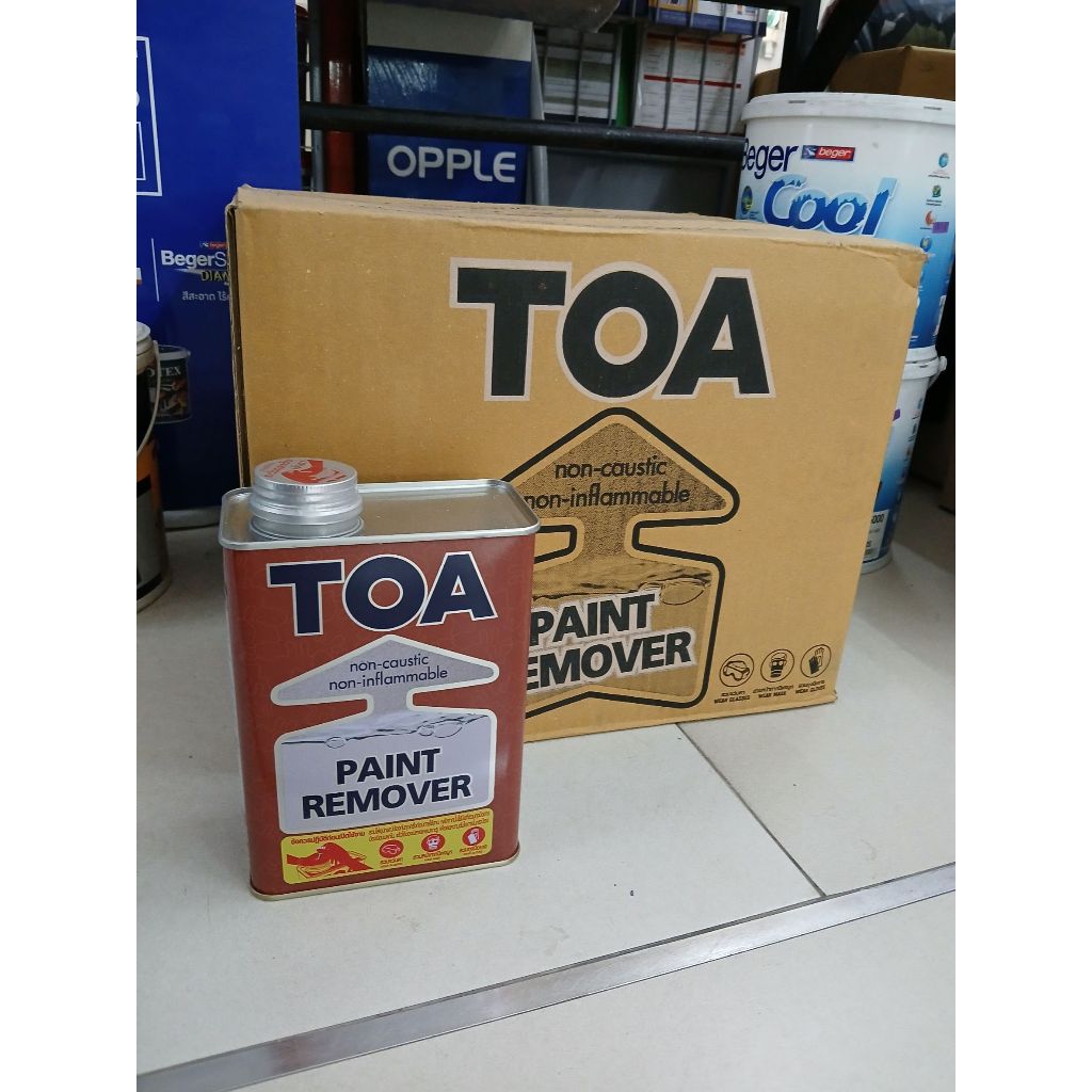 น้ำยาลอกสี TOA น้ำยาลอกสี Paint Remover ขนาด 1/4GL และ1GL รูปที่ 3