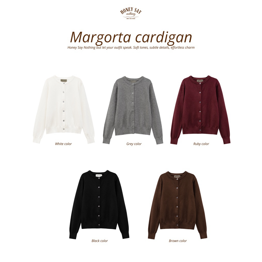 MALISTA - Margorta cardigan เสื้อคาดิแกน